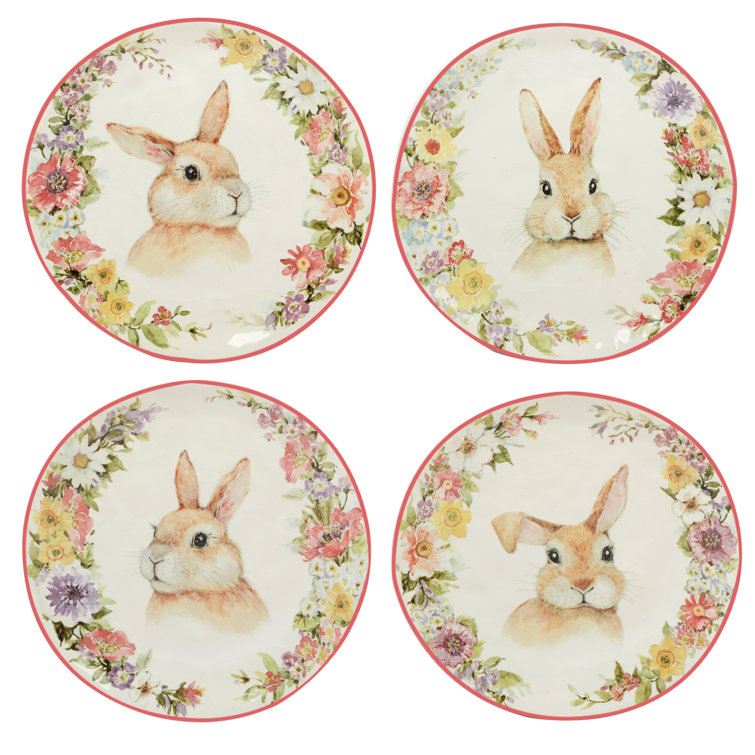 Easter bunny dinnerware sale